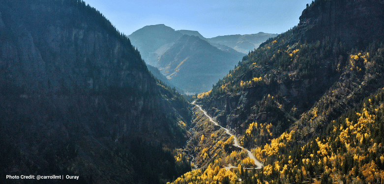 Scenic Byway outside of Ouray